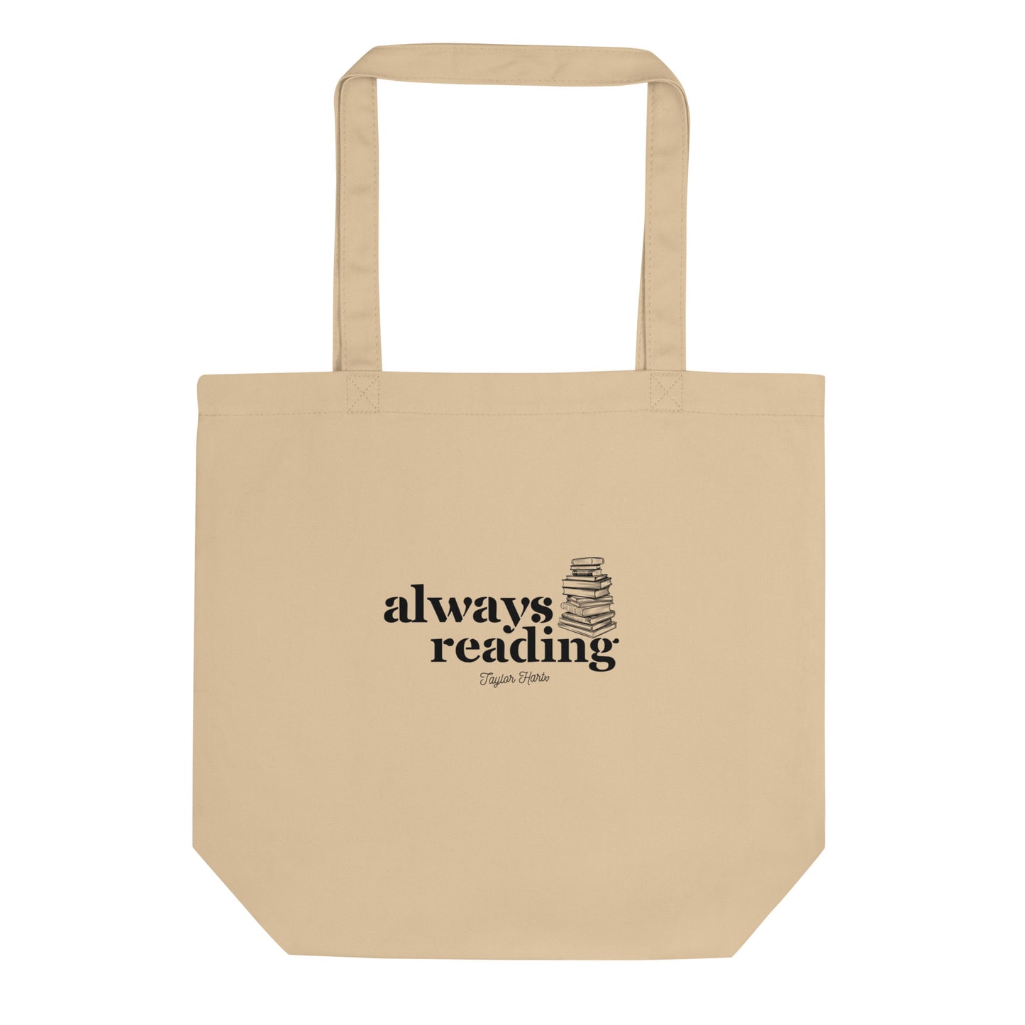 Always Reading Book Stack Eco Tote Bag