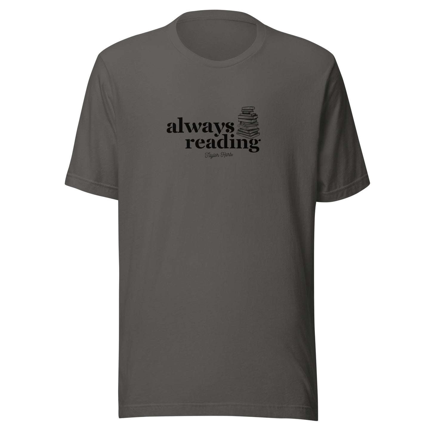 Always Reading Book Stack Unisex T-Shirt